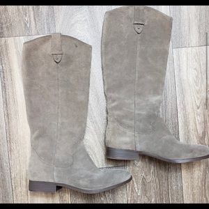 Frye & Co.Caden suede taupe pull on boots Size 10
